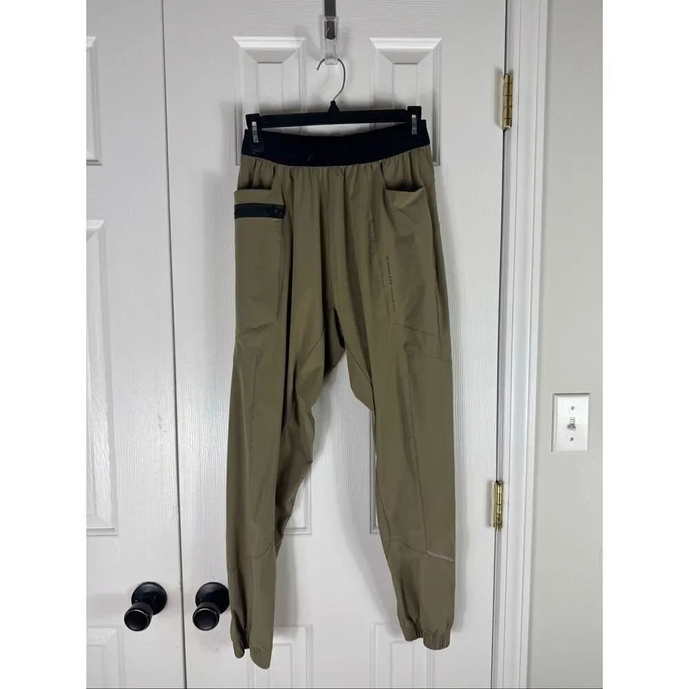 Alphalete Mens Athletics Infinity Tan Joggers Performance Pants Size S